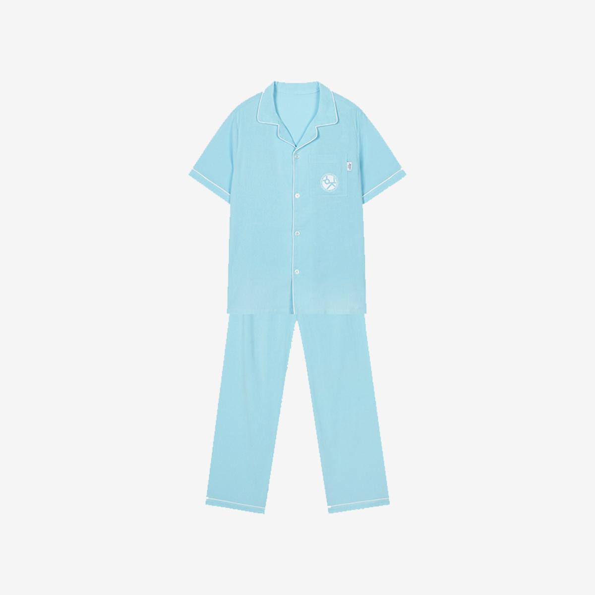 《機智醫生生活 聯名款》手術服長褲睡衣（(51) 亮藍色）