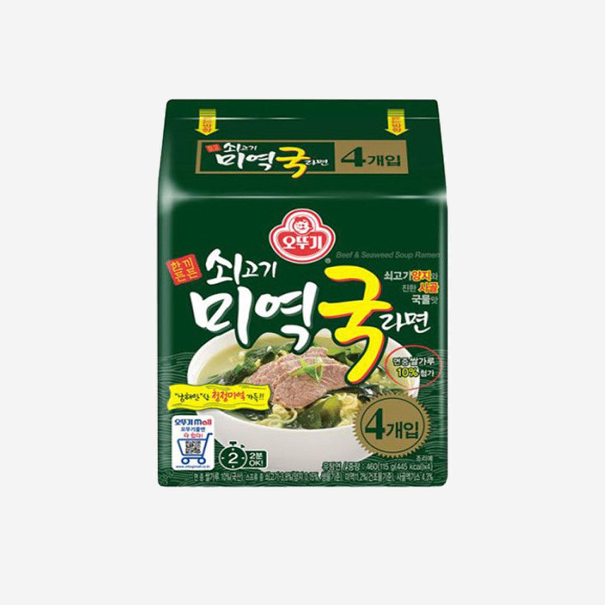 Beef Seaweed Soup Ramen (Pack of 4)
