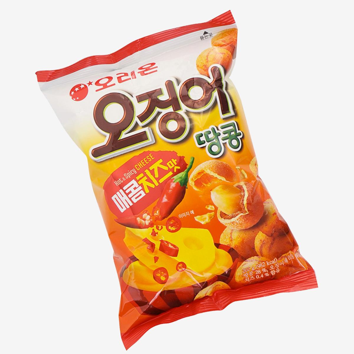 辣味起司魷魚花生球（202g）