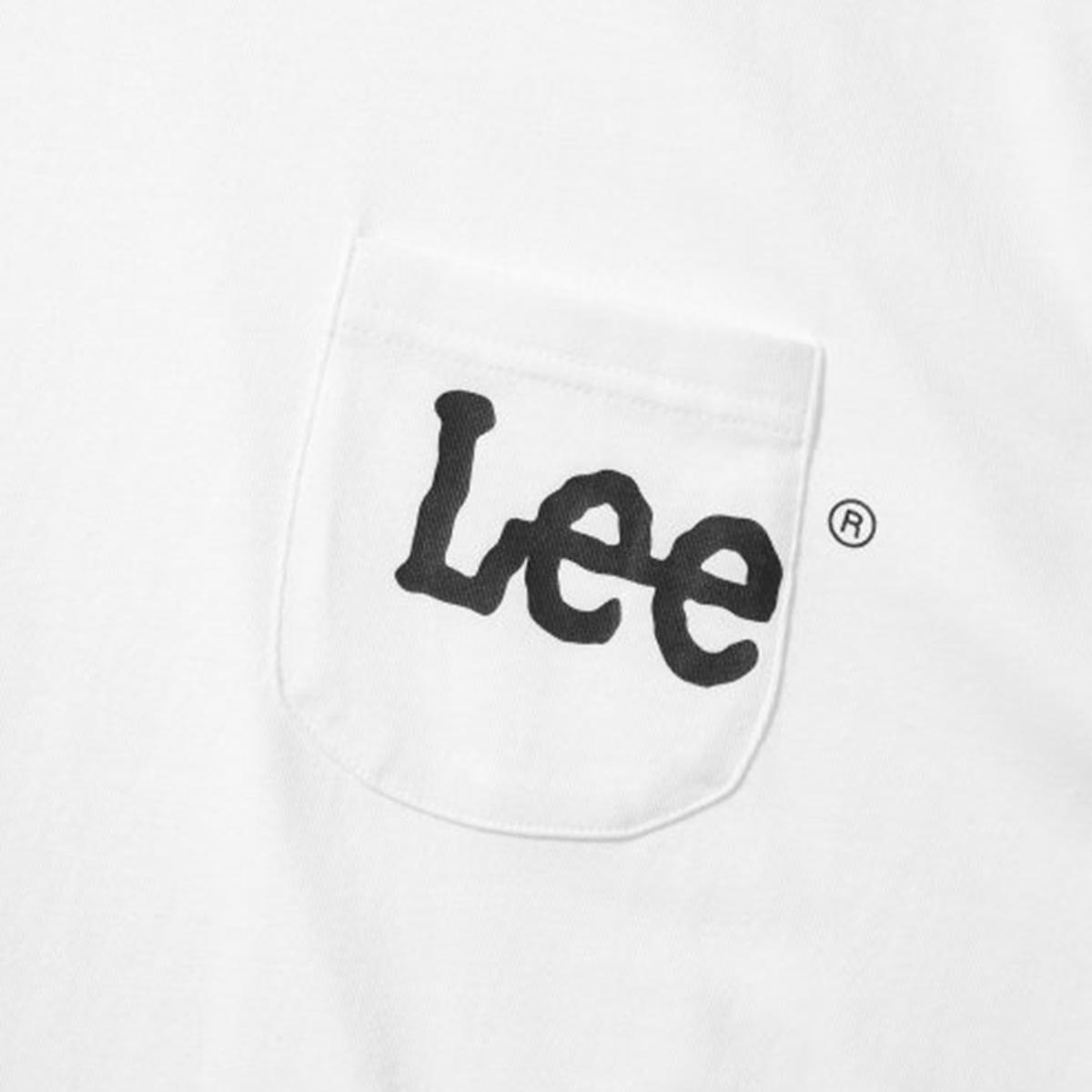 口袋LOGO長袖T恤（白色）