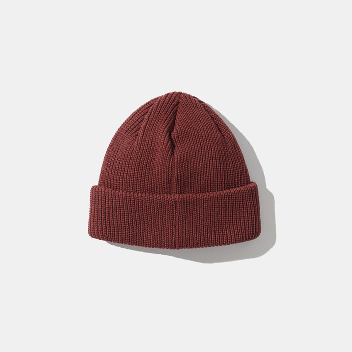 經典LOGO毛帽（紅棕色）
