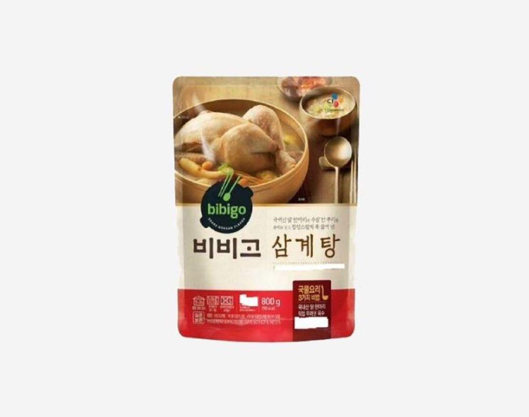 korean brand bibigo's samgyetang bag