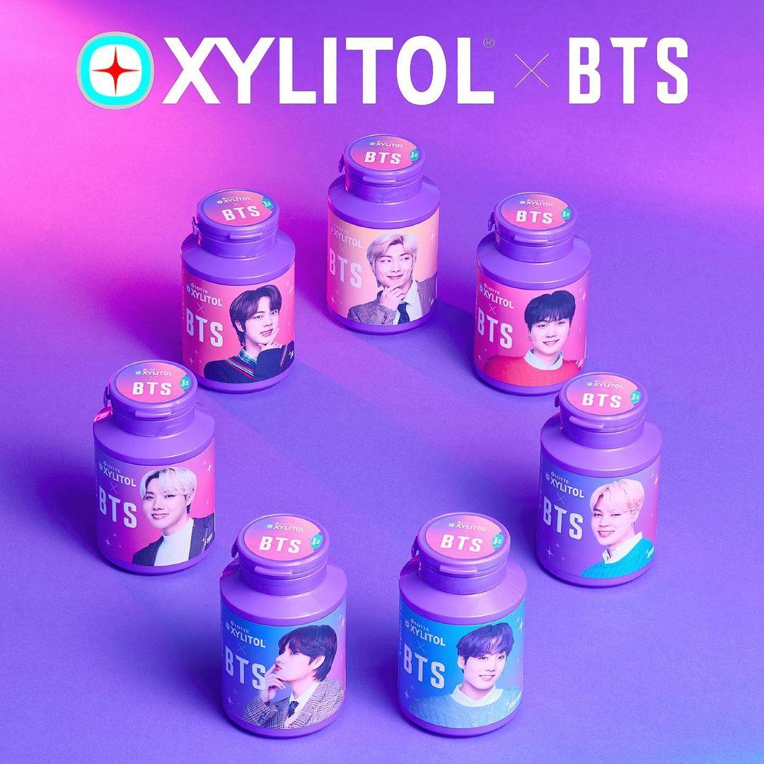 《BTS XYLITOL聯名》木糖醇口香糖（154g）