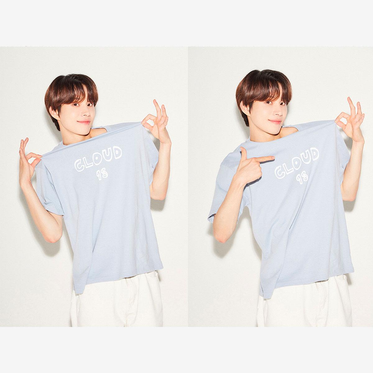 [NCT จองอู] เสื้อยืด Cloud98 Short สี White