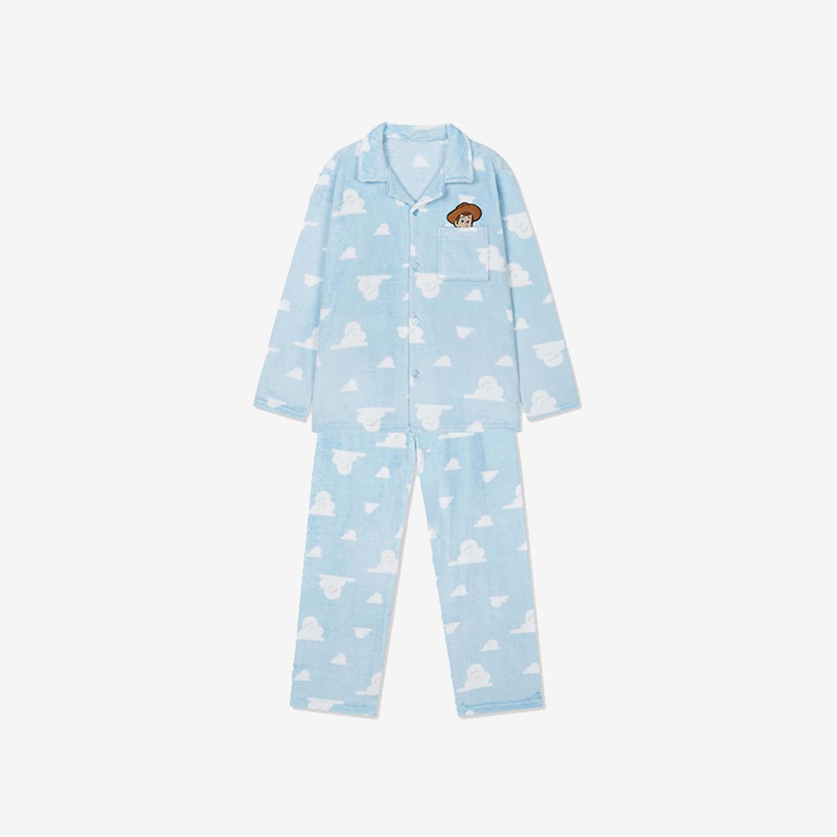 Pixar Friends長袖睡衣套裝（淺藍色）