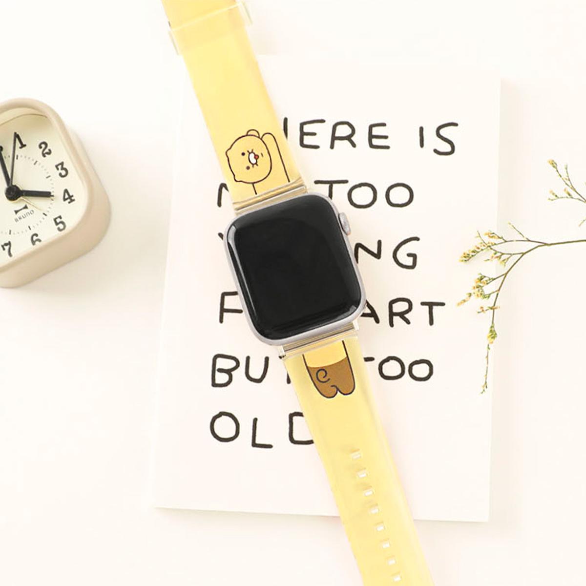 KAKAO FRIENDS Apple Watch矽膠錶帶（春植）