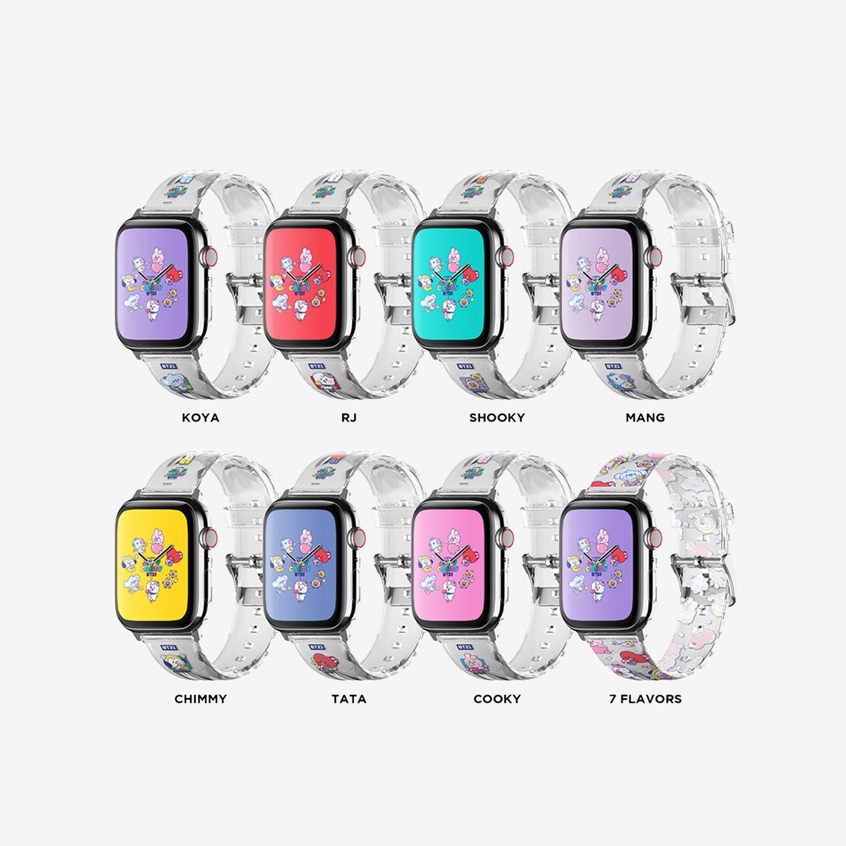 《BT21聯名款》Apple Watch矽膠錶帶（TATA）