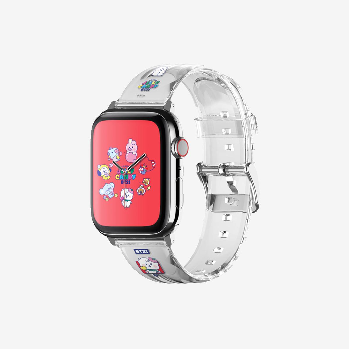 《BT21聯名款》Apple Watch矽膠錶帶（RJ）