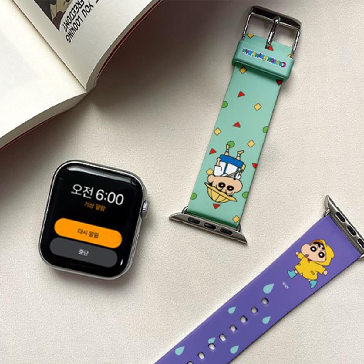 Apple Watch SE 蠟筆小新錶帶（造型小新）