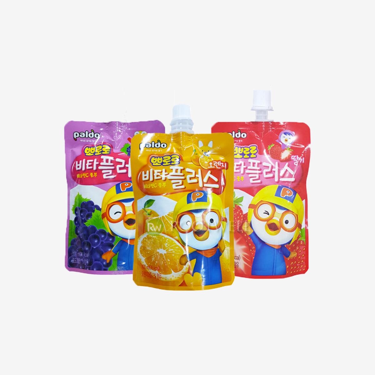 PORORO 草莓口味兒童維他命C能量飲（10包入）
