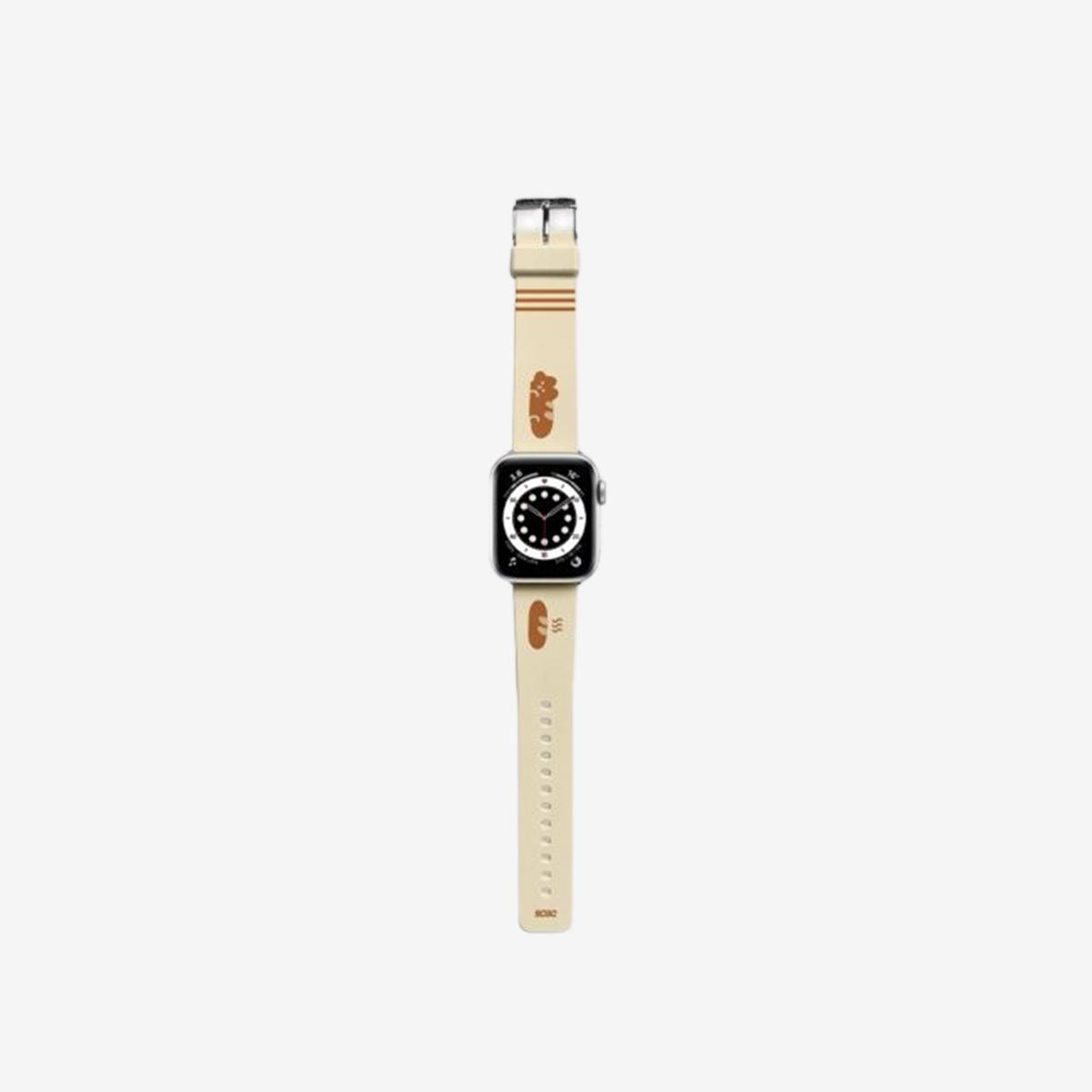 Apple Watch SE 麵包貓咪錶帶（法式麵包貓）