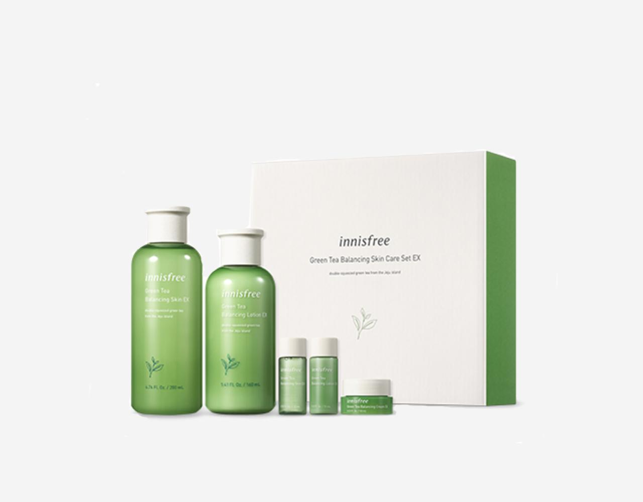 Green Tea Balancing Skin Care Set Ex 1box