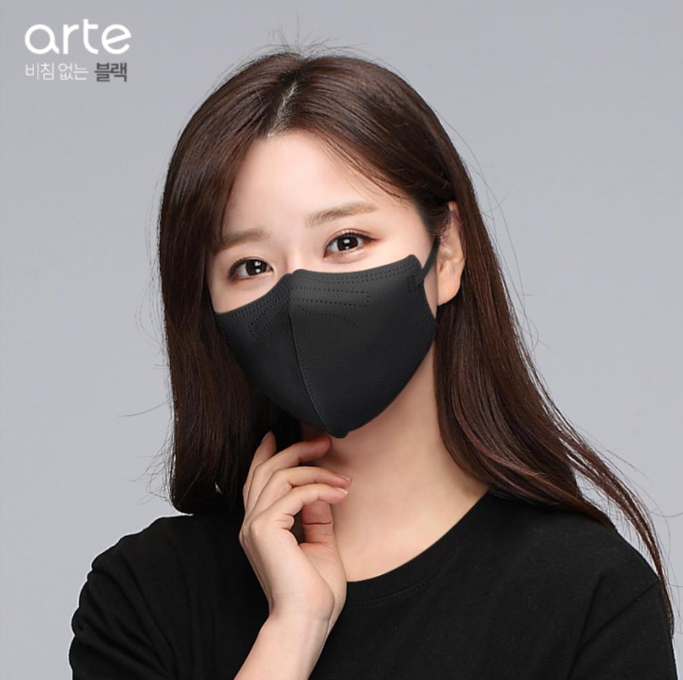 《100％韓国産》 KF94マスク（ブラック）