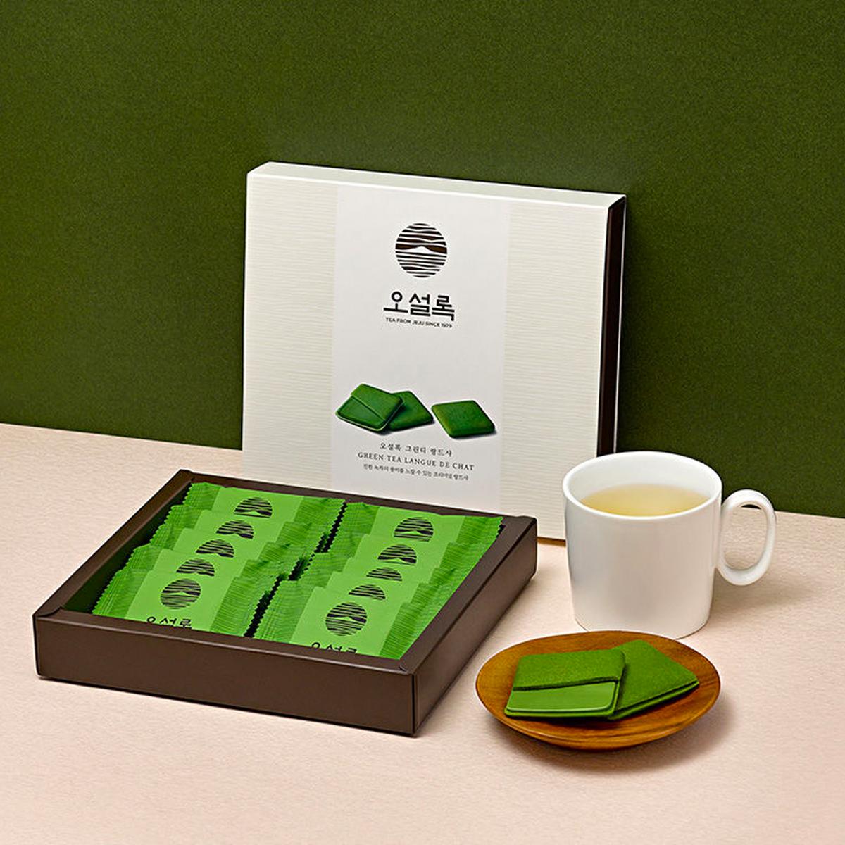 Green Tea Langue De Chat (10 packs)