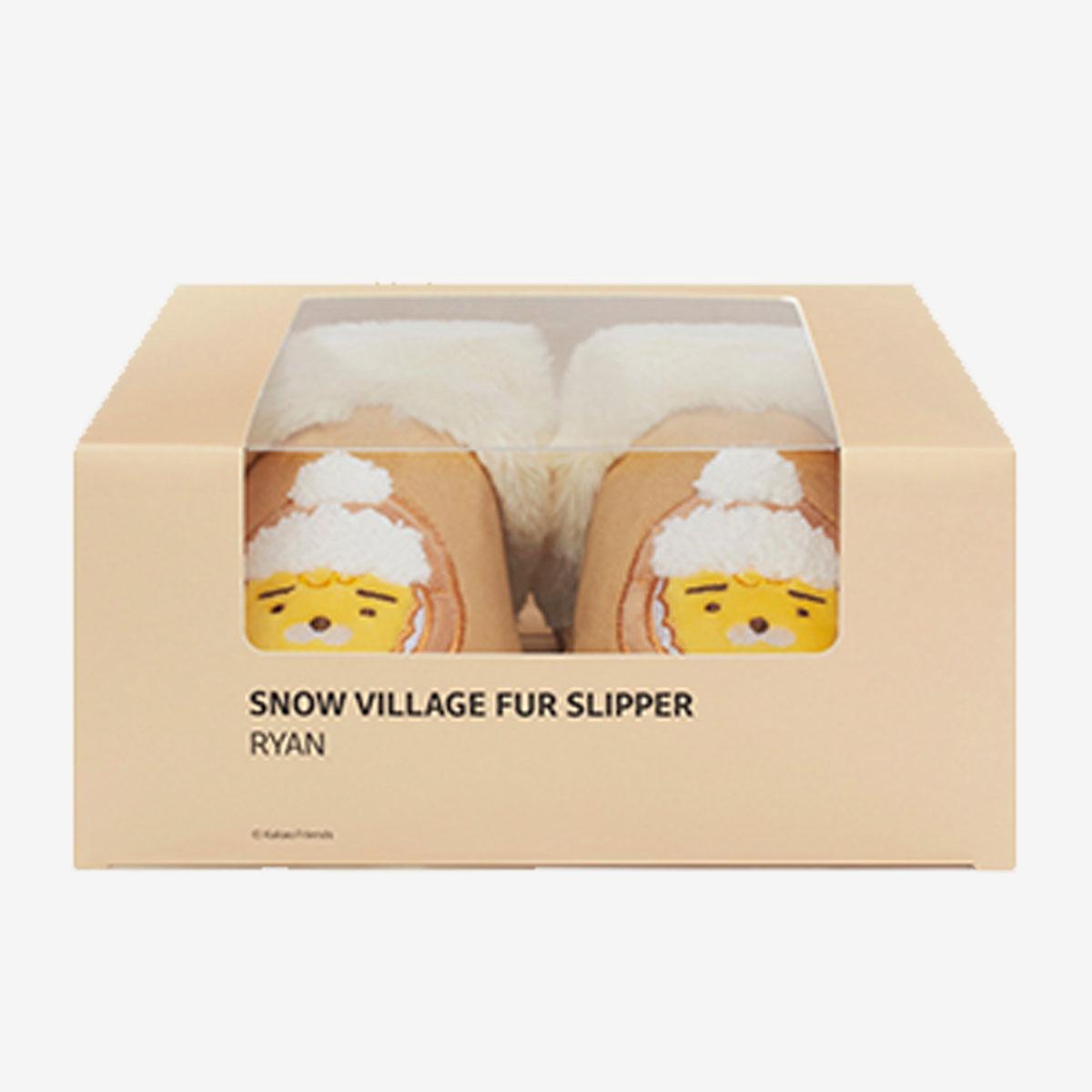 Snow Village系列 毛毛拖鞋（Ryan）