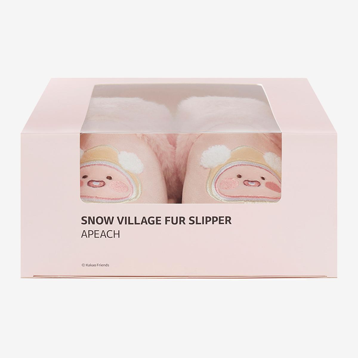 Snow Village系列 毛毛拖鞋（Apeach）