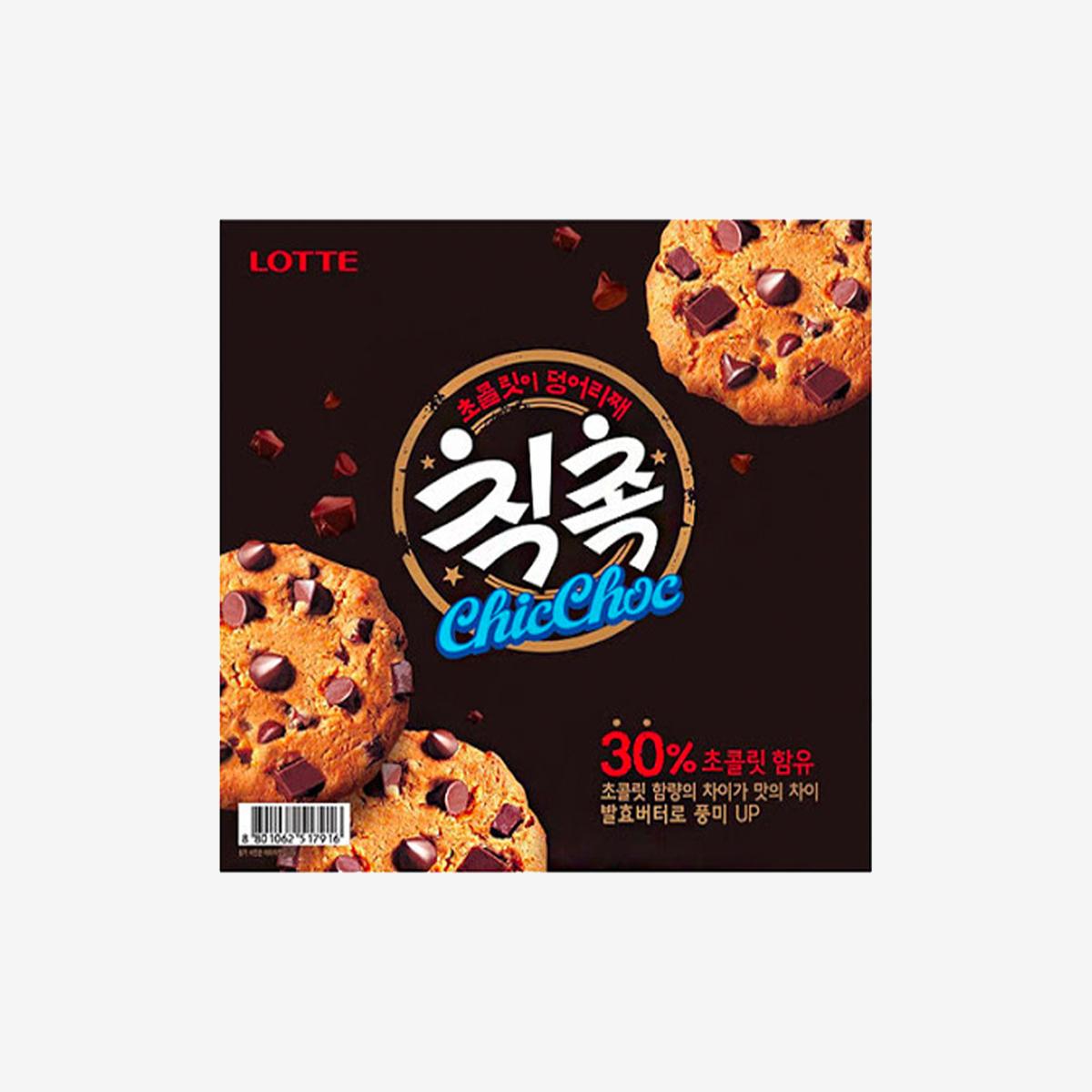 korean brand lotte's original chicchoc box 
