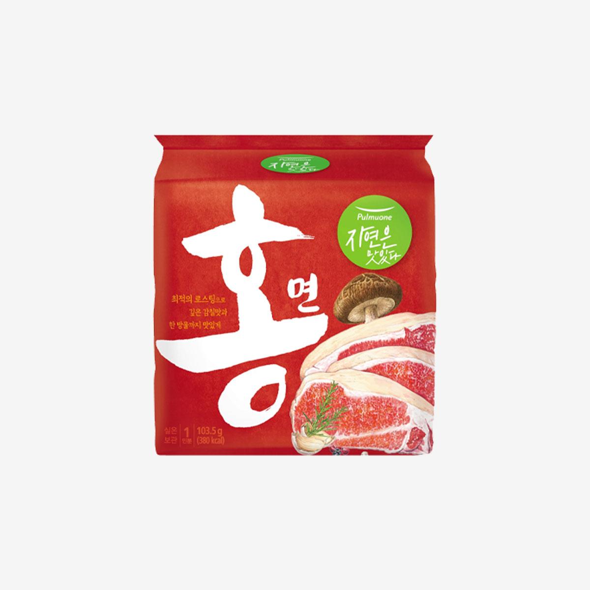 Mì Jeong Baek Hong vị thịt bò (4 gói)