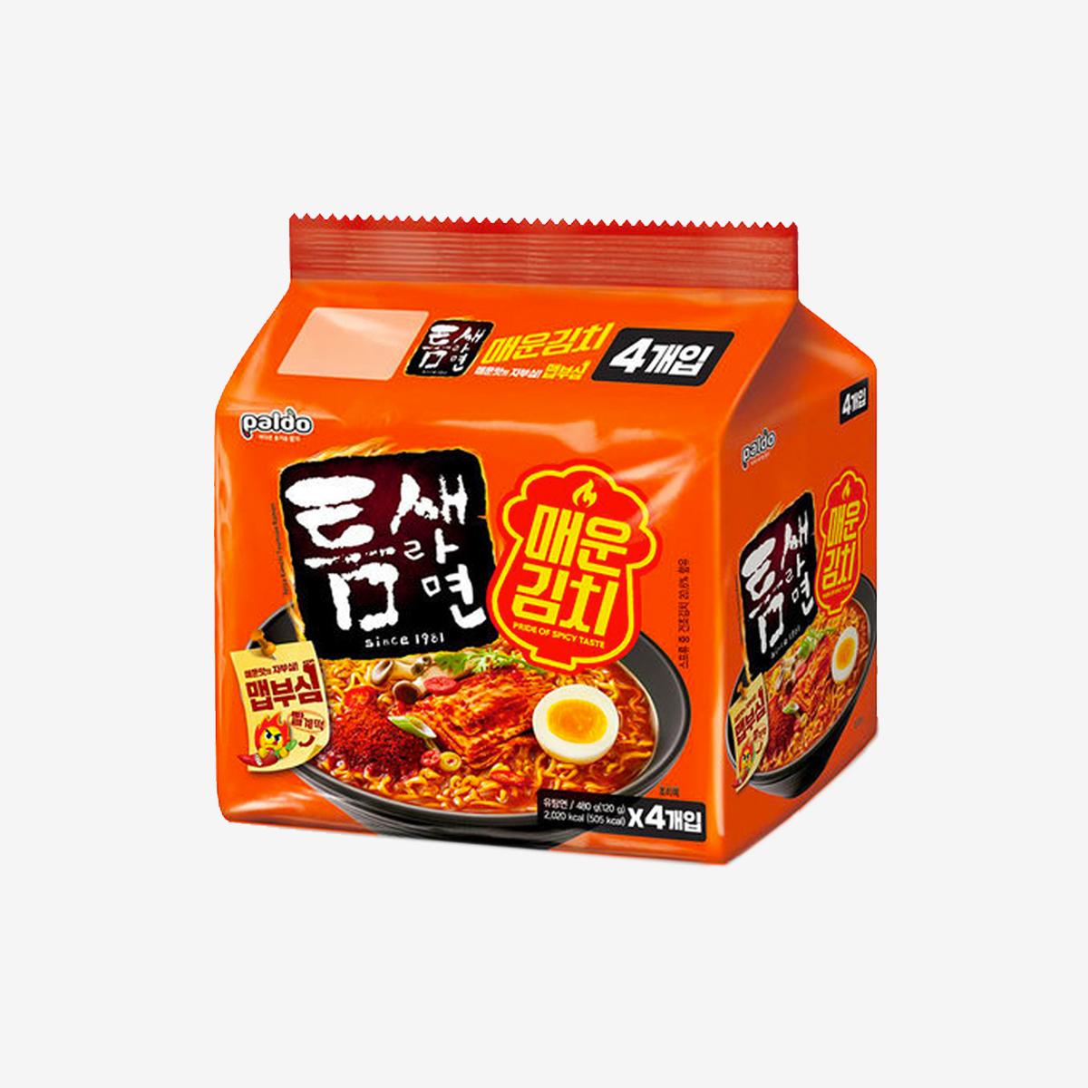 辛辣泡菜湯麵（4包入）