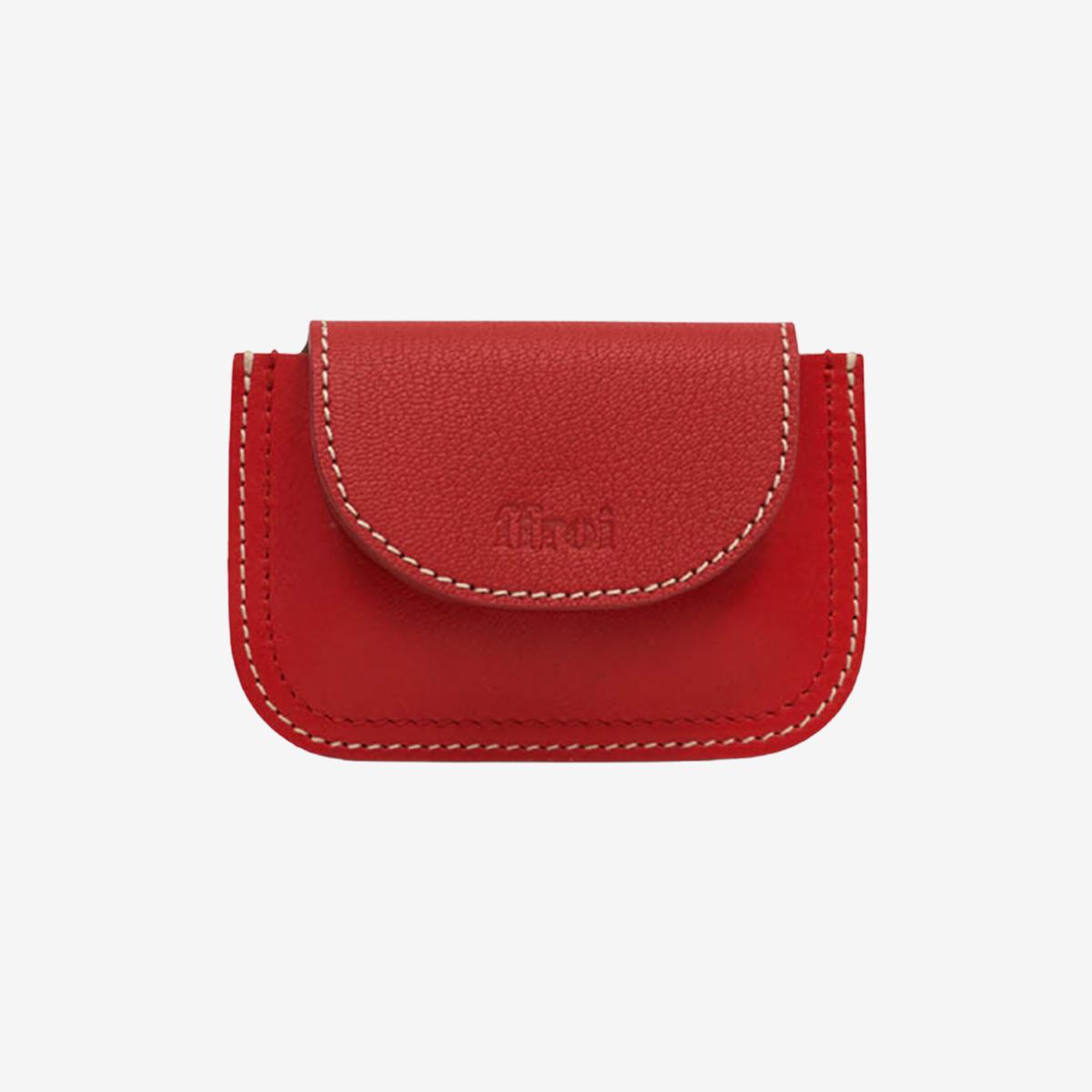 กระเป๋า Shell Card Holder สี Red