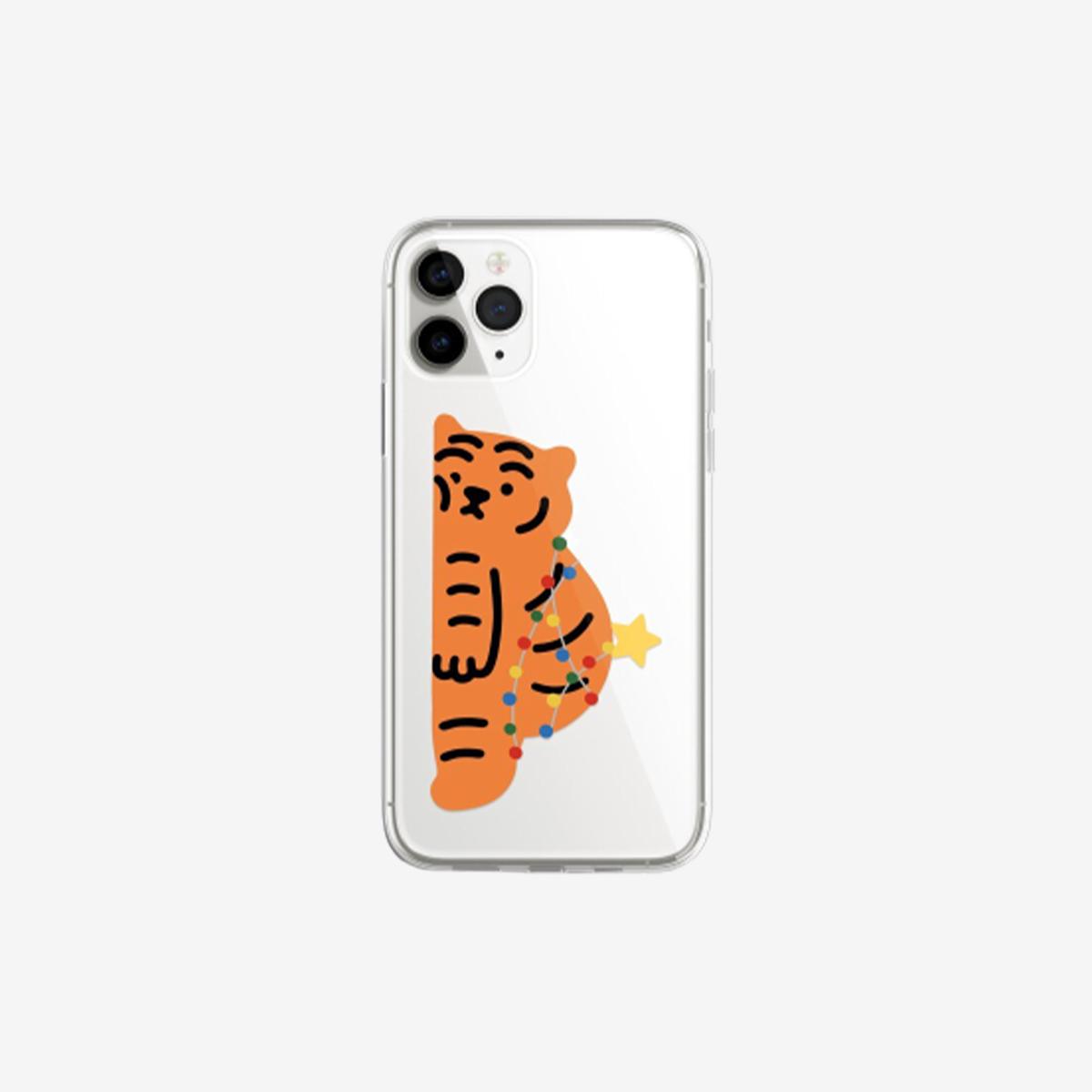 Tree Tiger手機殼（透明矽膠殼赤虎）