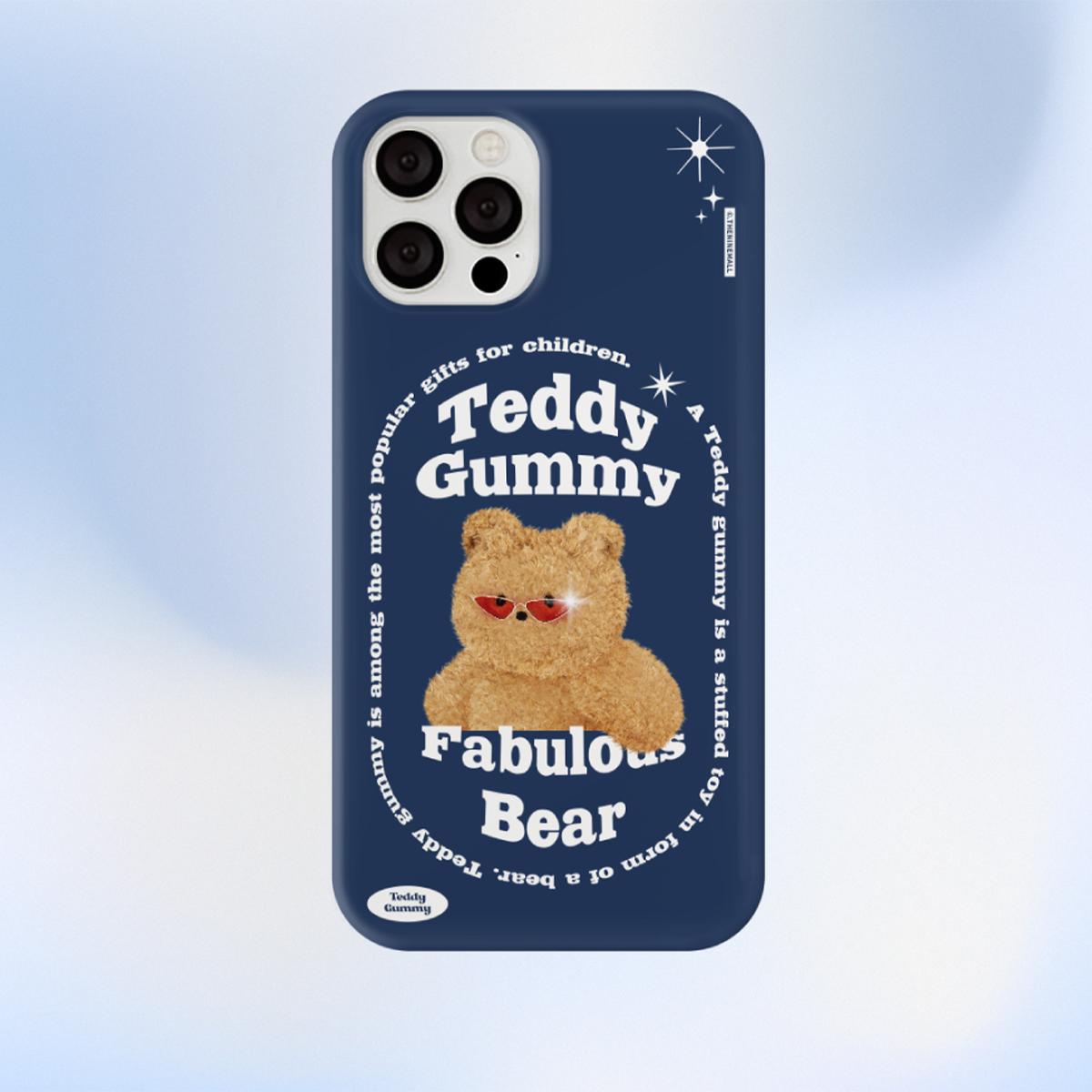 Fabulous Bear手機殼（海軍藍）