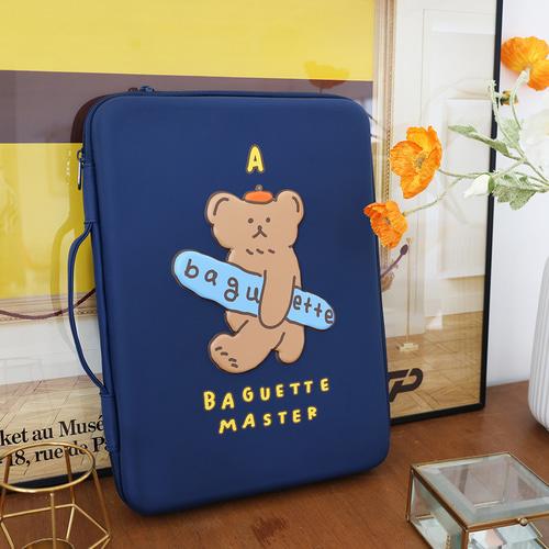 Baguette Bear EVA硬殼筆電收納包（海軍藍）