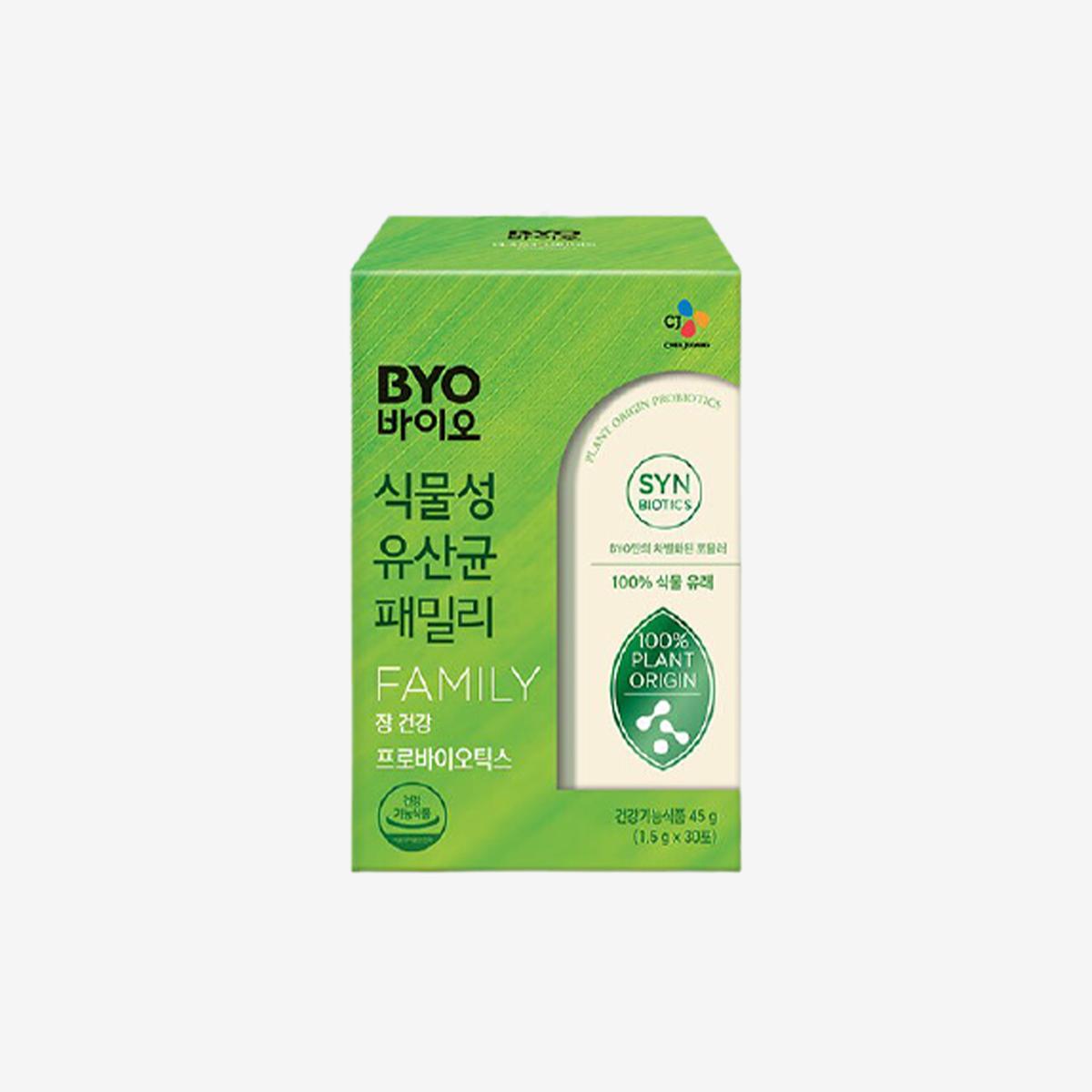 BYO Premium Plant Origin Probiotics Family (30 packs) 