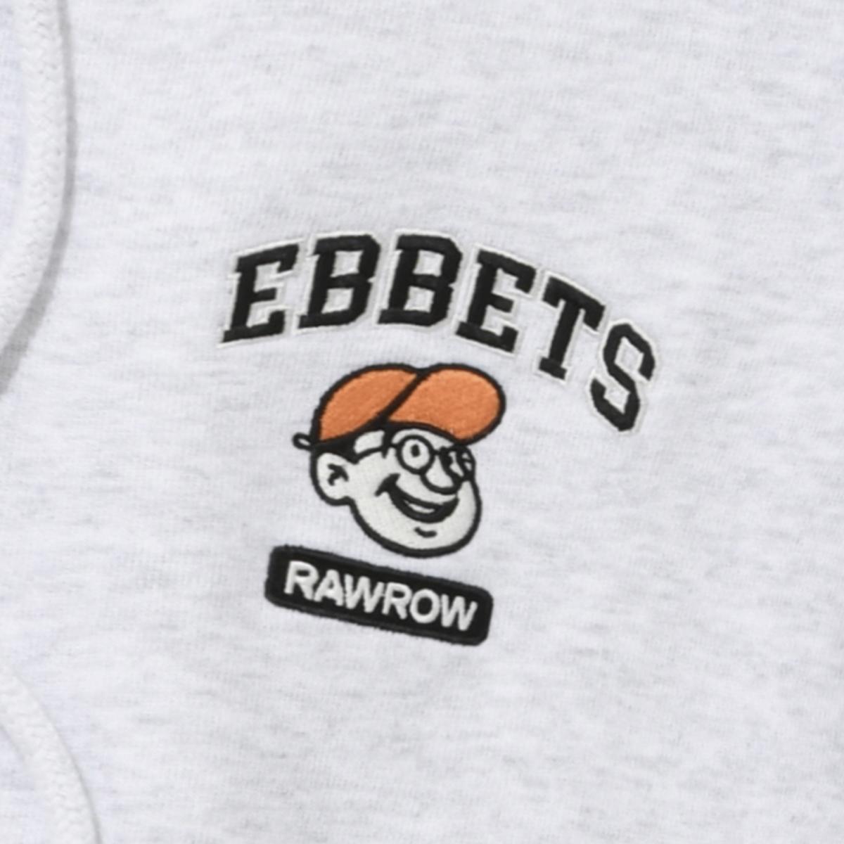 《RAWROW X EBBETS聯名款》LOGO連帽外套（亮灰色）