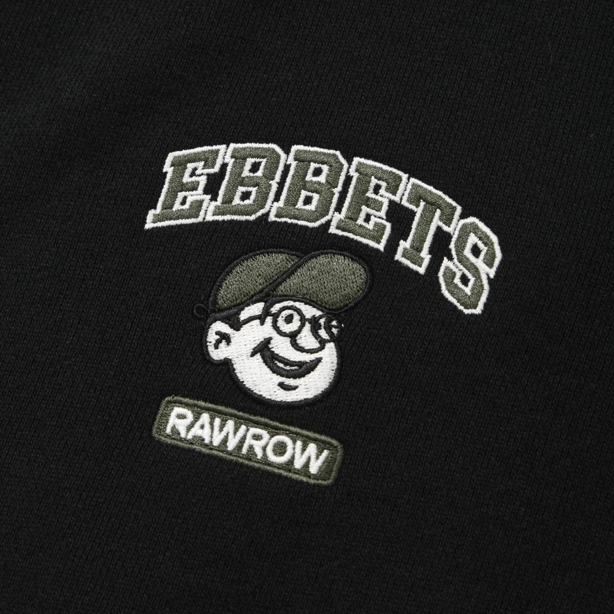 《RAWROW X EBBETS聯名款》LOGO連帽外套（黑色）