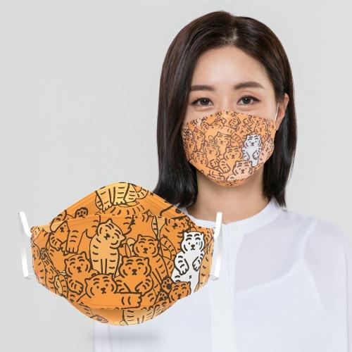 滿版3D立體口罩（豹紋）