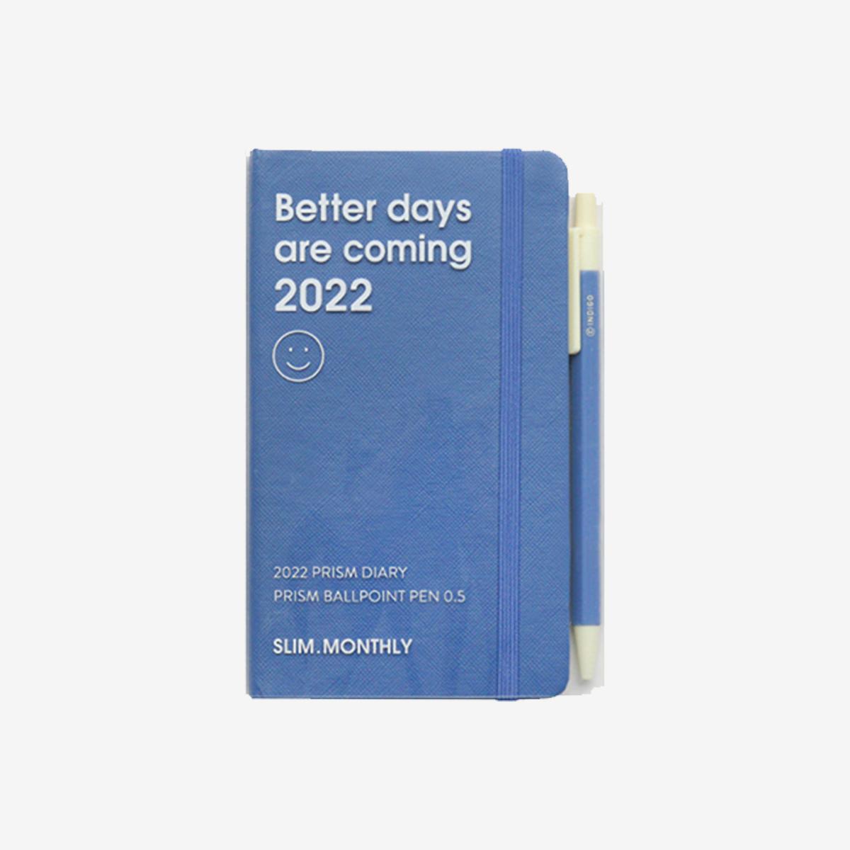 Set bút và sổ nhật ký 2022 Slim Monthy