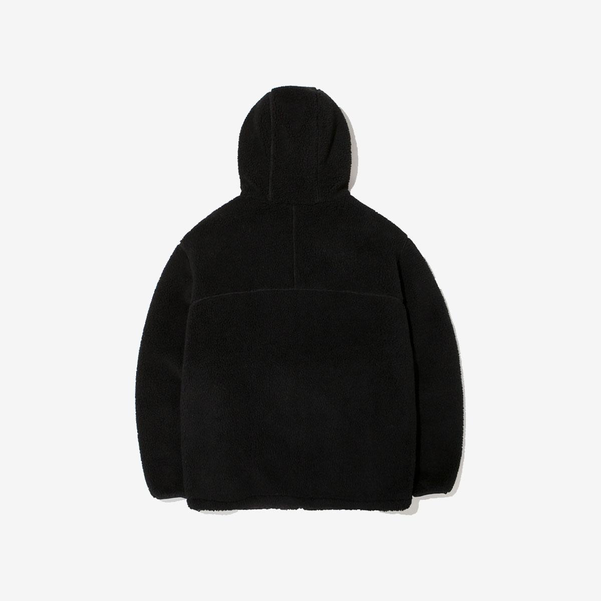 Reversible Fleece Warm-Up Jacket (Black)