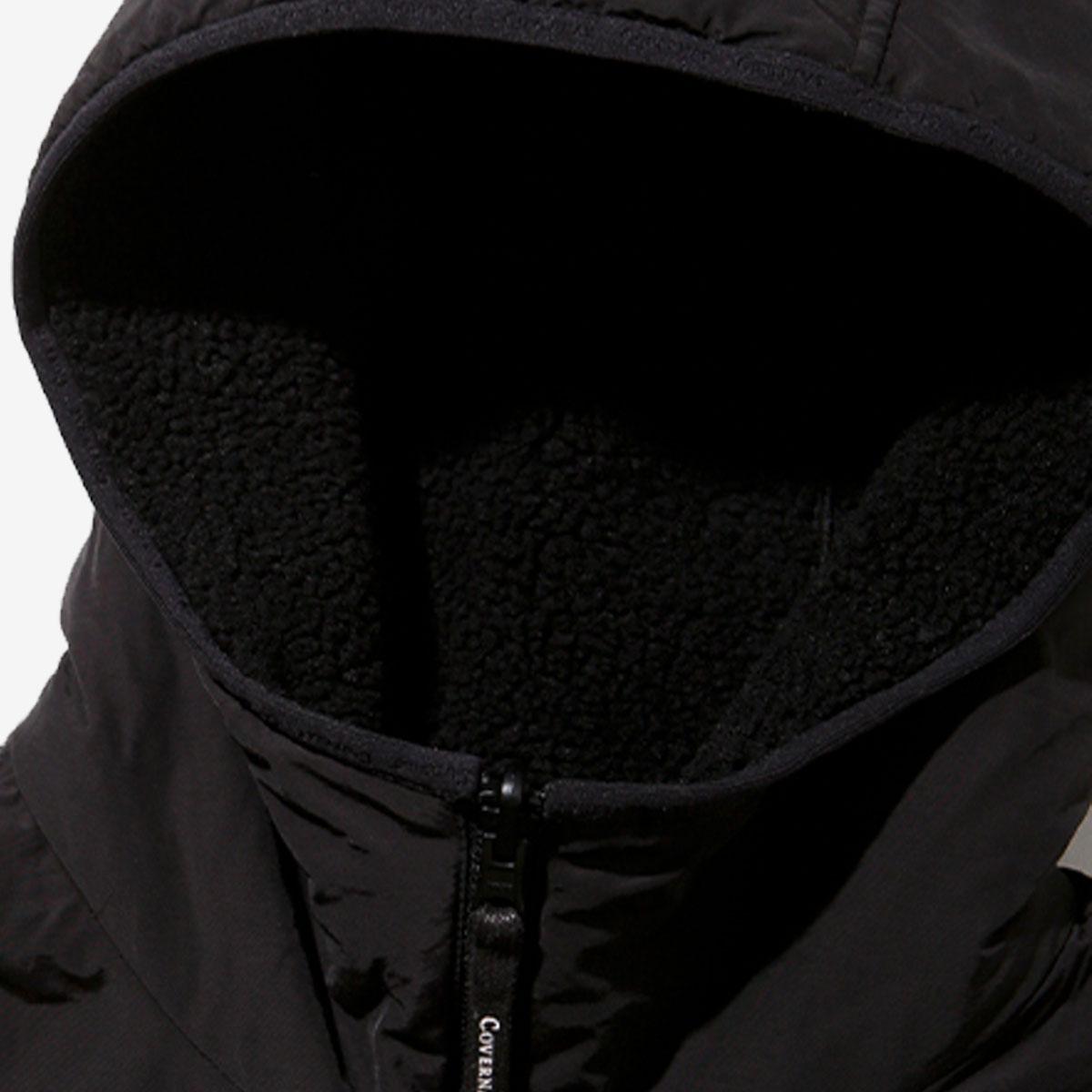 Reversible Fleece Warm-Up Jacket (Black)