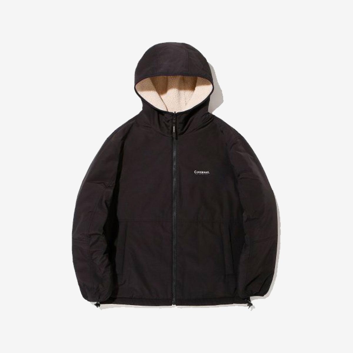 Reversible Fleece Warm-Up Jacket (Ivory)