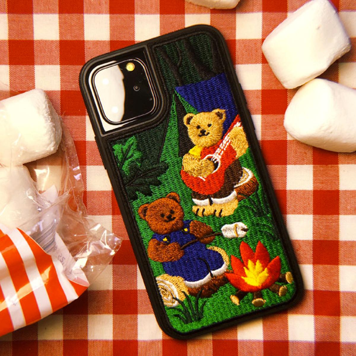 iPhone Embroidery Case Season 3 (Camping)