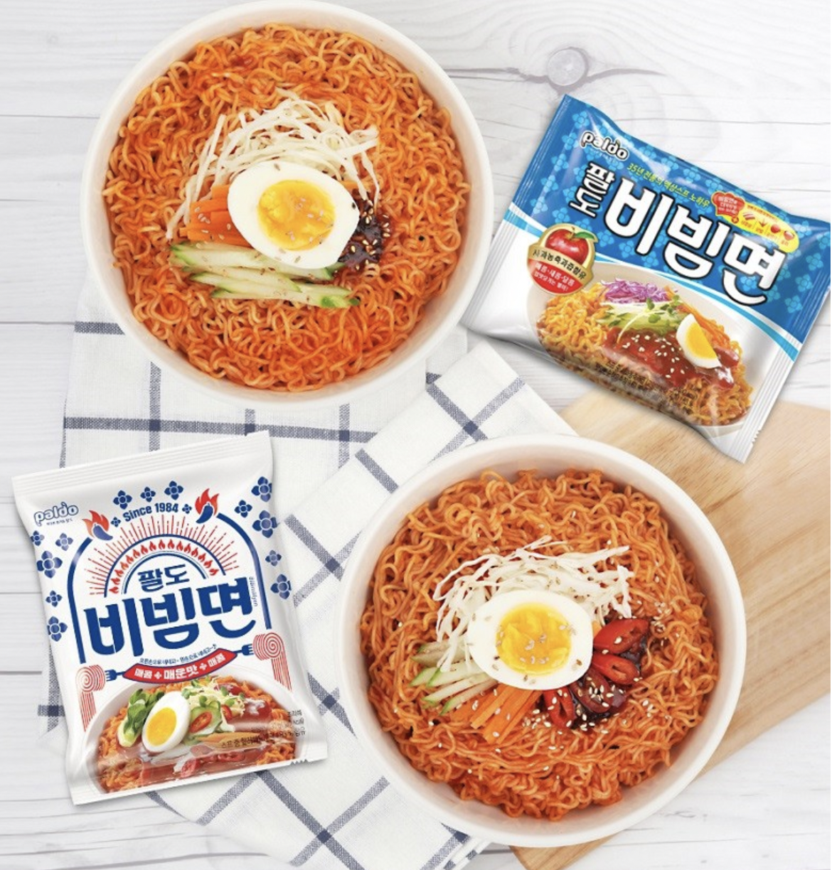 บะหมี่กึ่งสำเร็จรูป บิบิมมยอน (5 ซอง)