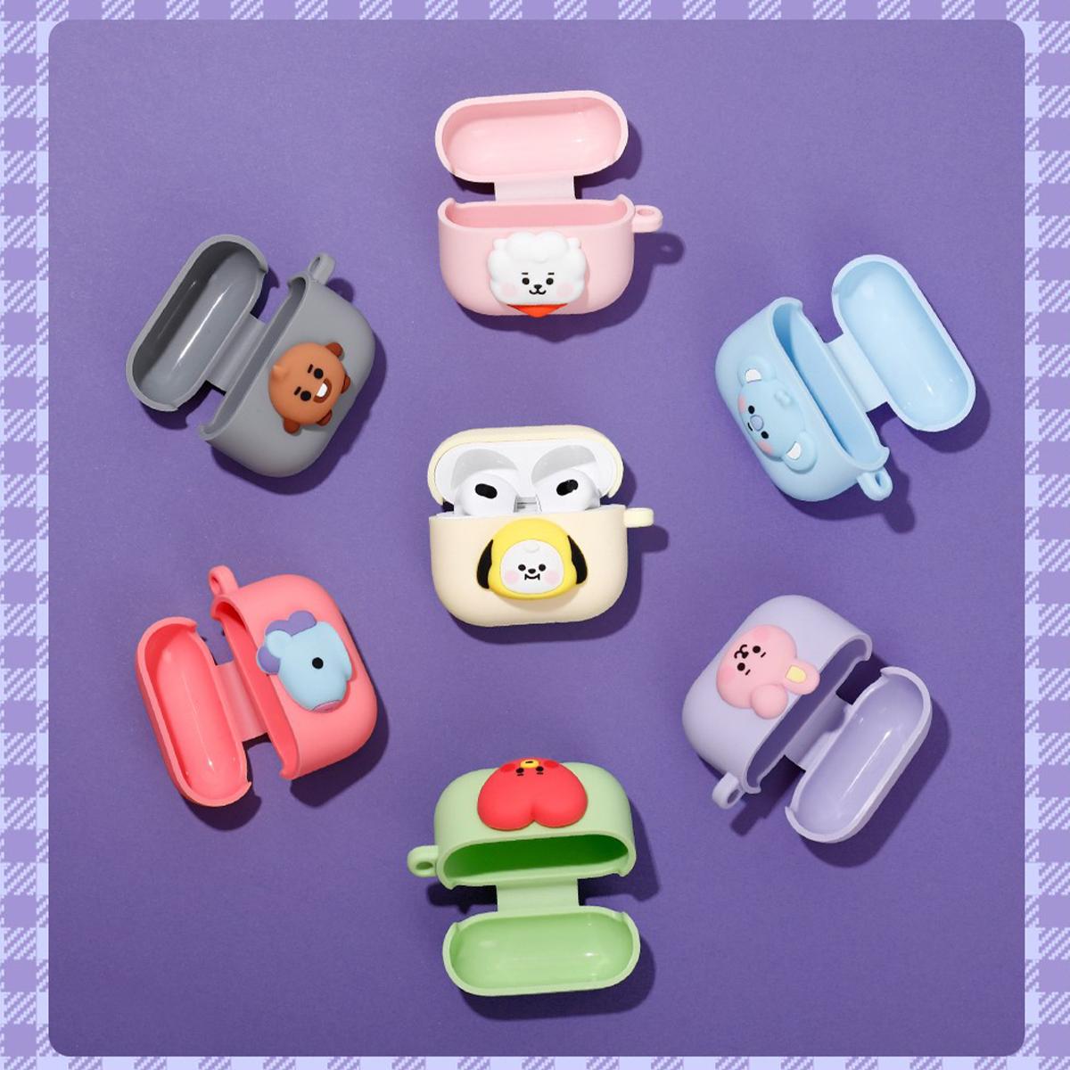 BT21 AirPods 3 粉彩保護套（RJ）