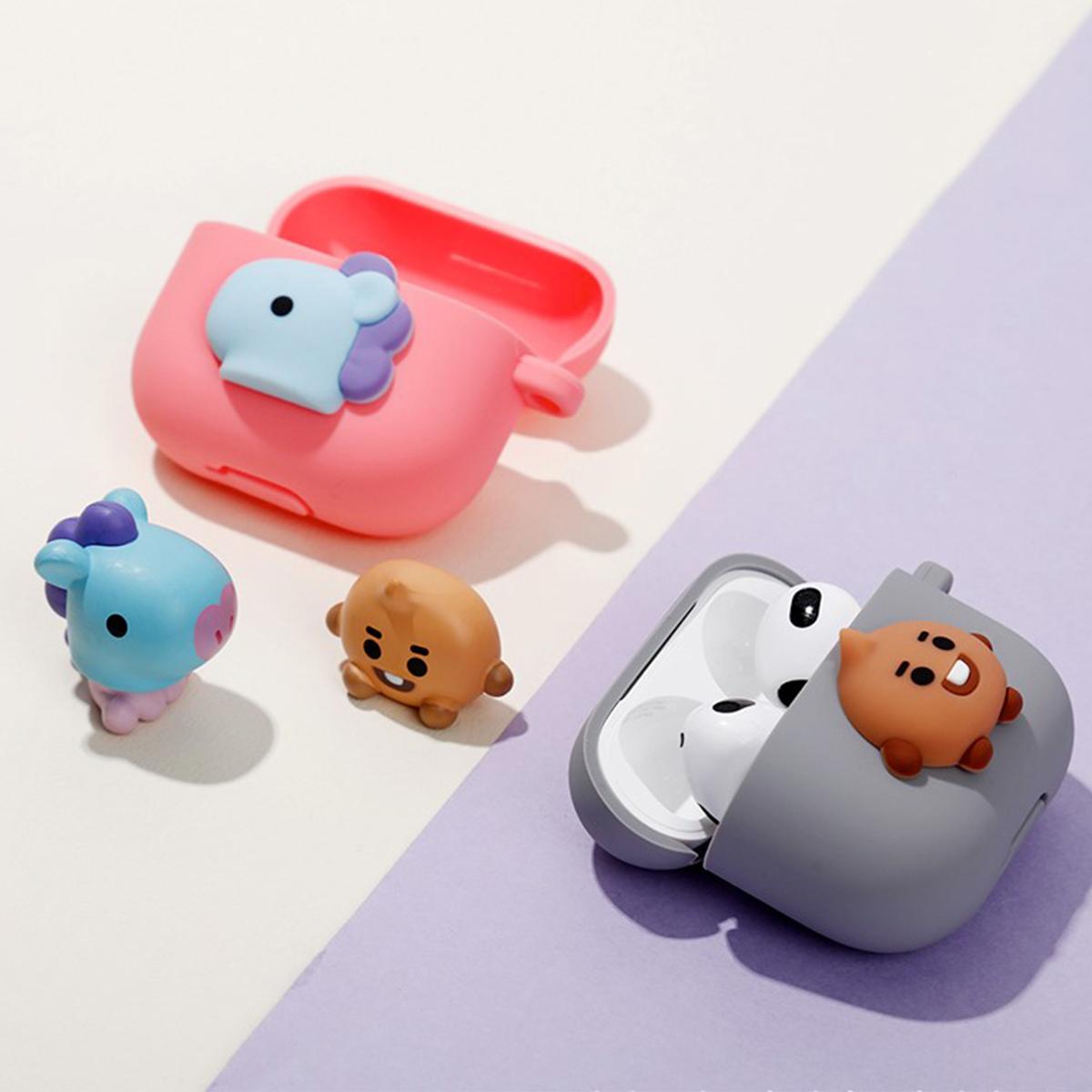 BT21 AirPods 3 粉彩保護套（SHOOKY）
