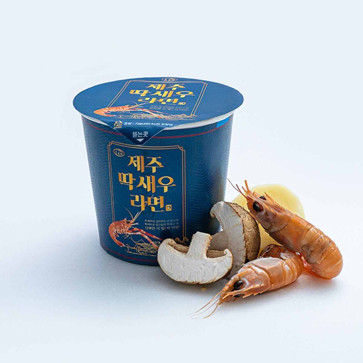 Jeju Island Shrimp Ramen Cup Noodles (68g)