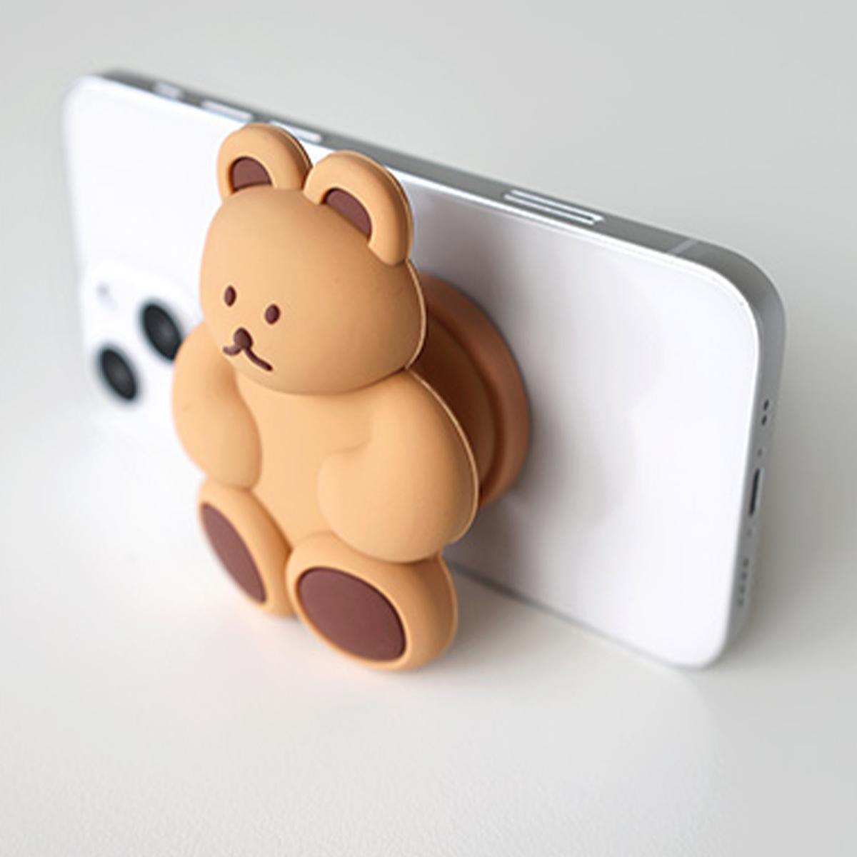 DONATDONAT Bear手機支架（巧克力色）