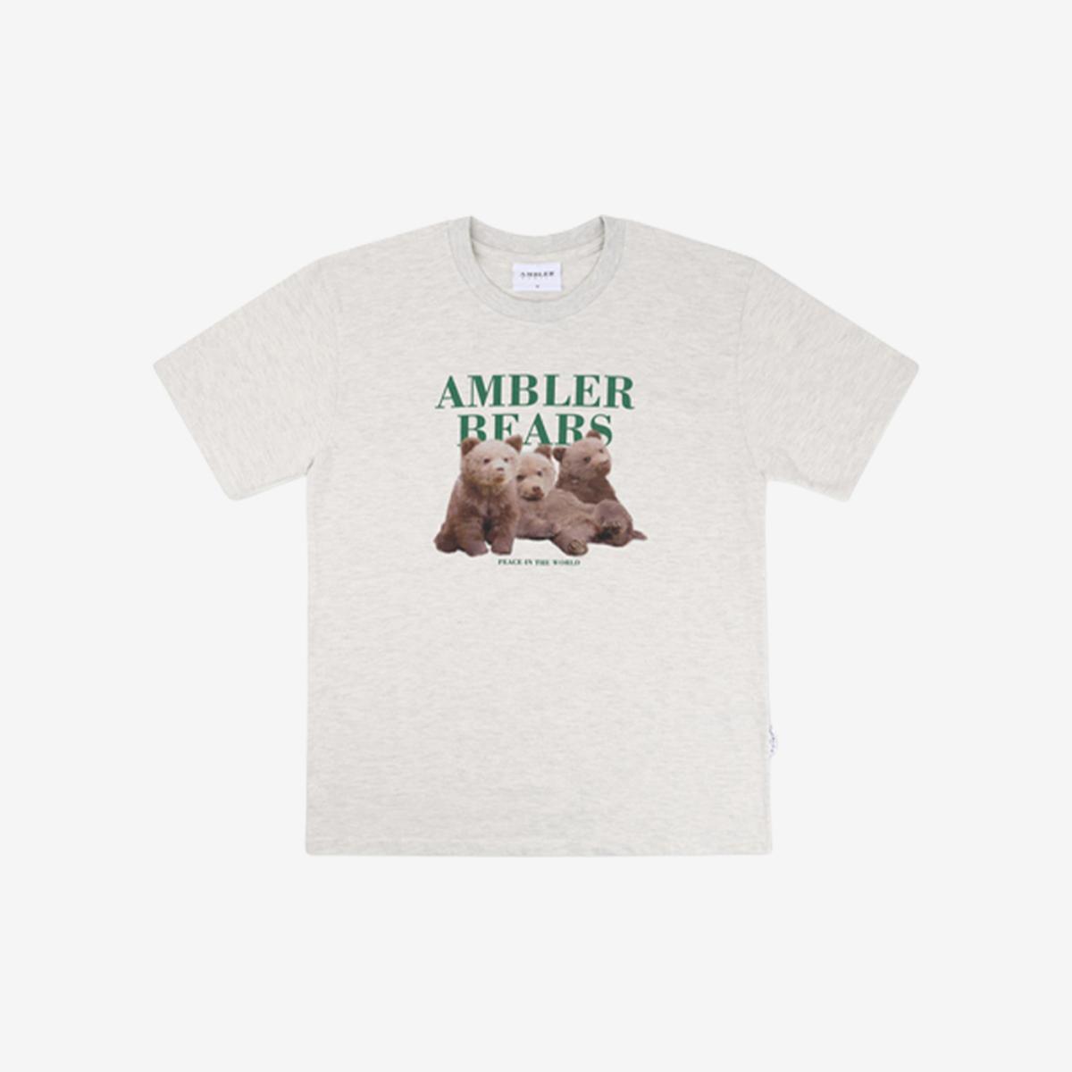 Three Bears短袖T恤（燕麥色）