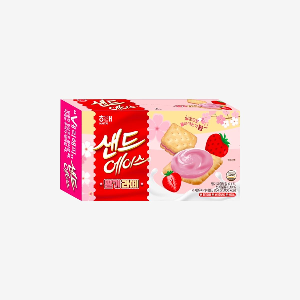 草莓牛奶夾心餅乾（204g）