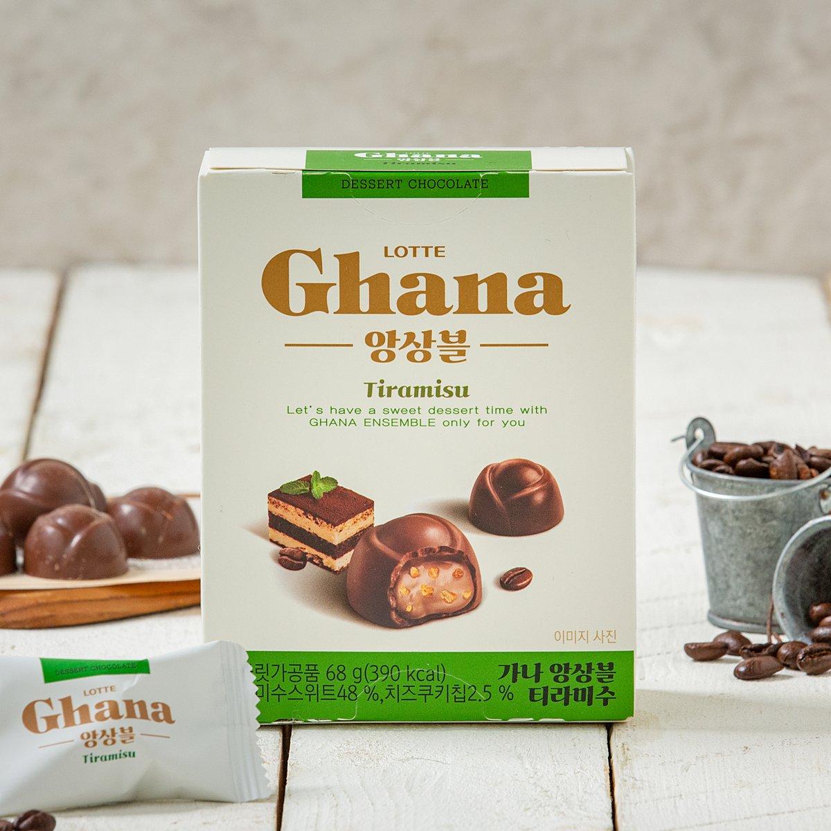 《全智賢代言》Ghana提拉米蘇夾心巧克力（68g）