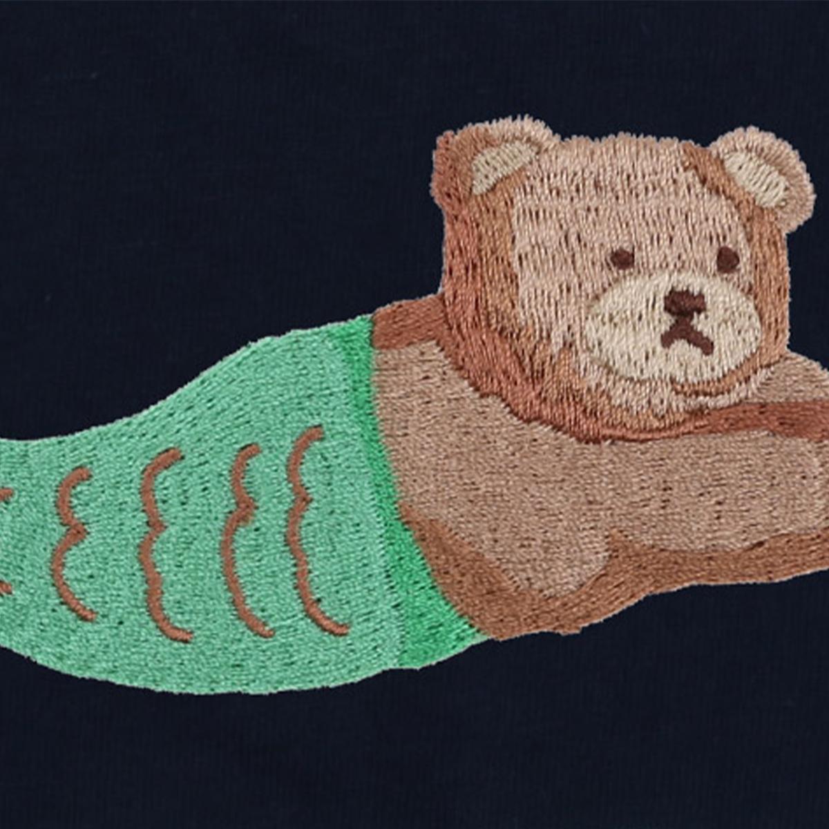 Mermaid Bear短袖T恤（海軍藍）