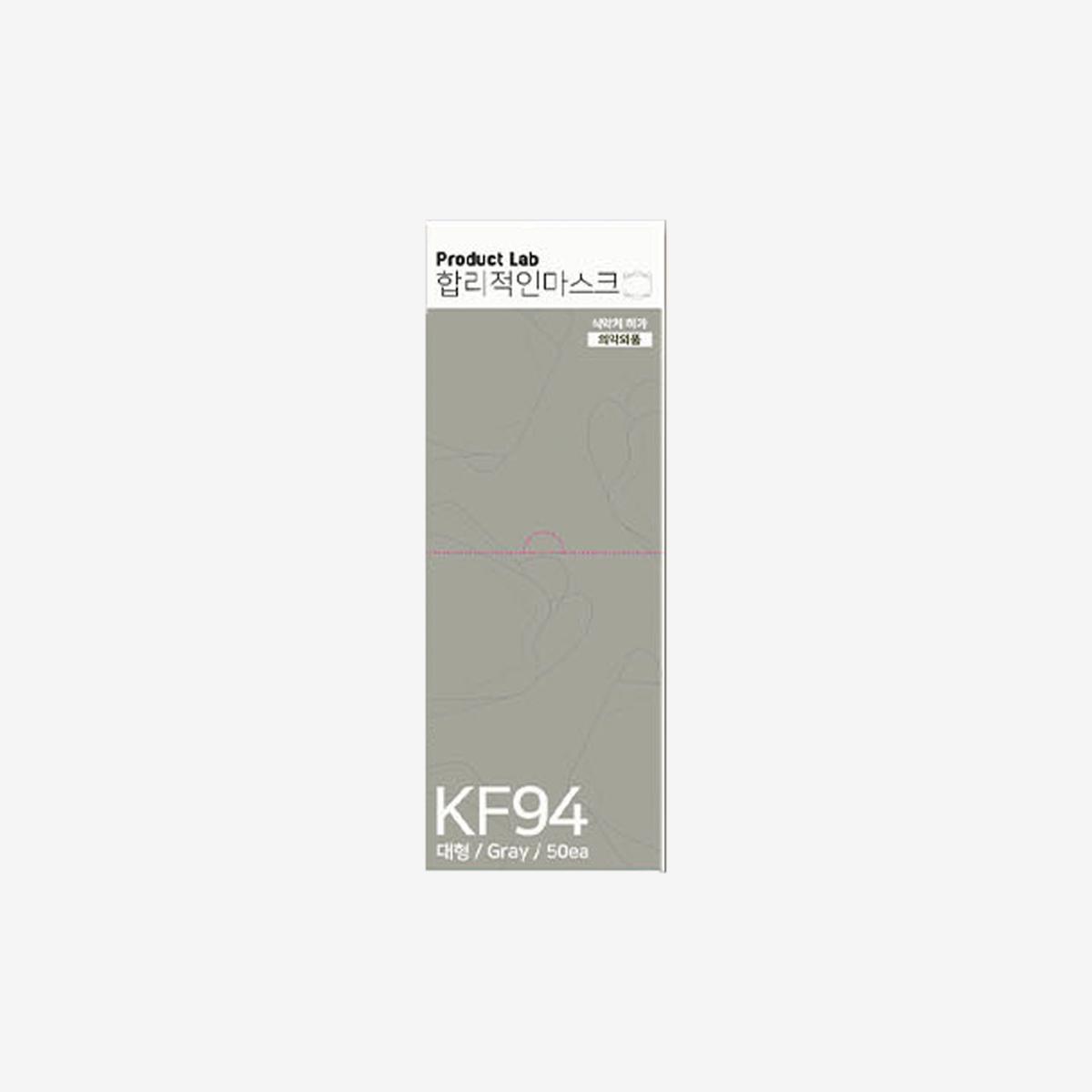灰色KF94口罩
