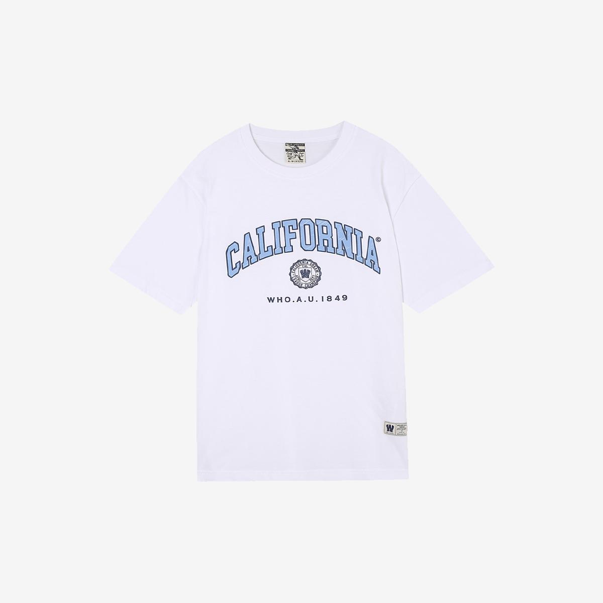 California LOGO短袖T恤（白色）