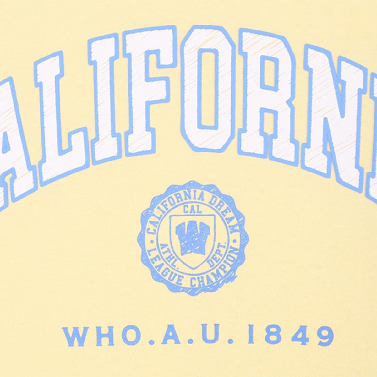 California LOGO短袖T恤（白色）