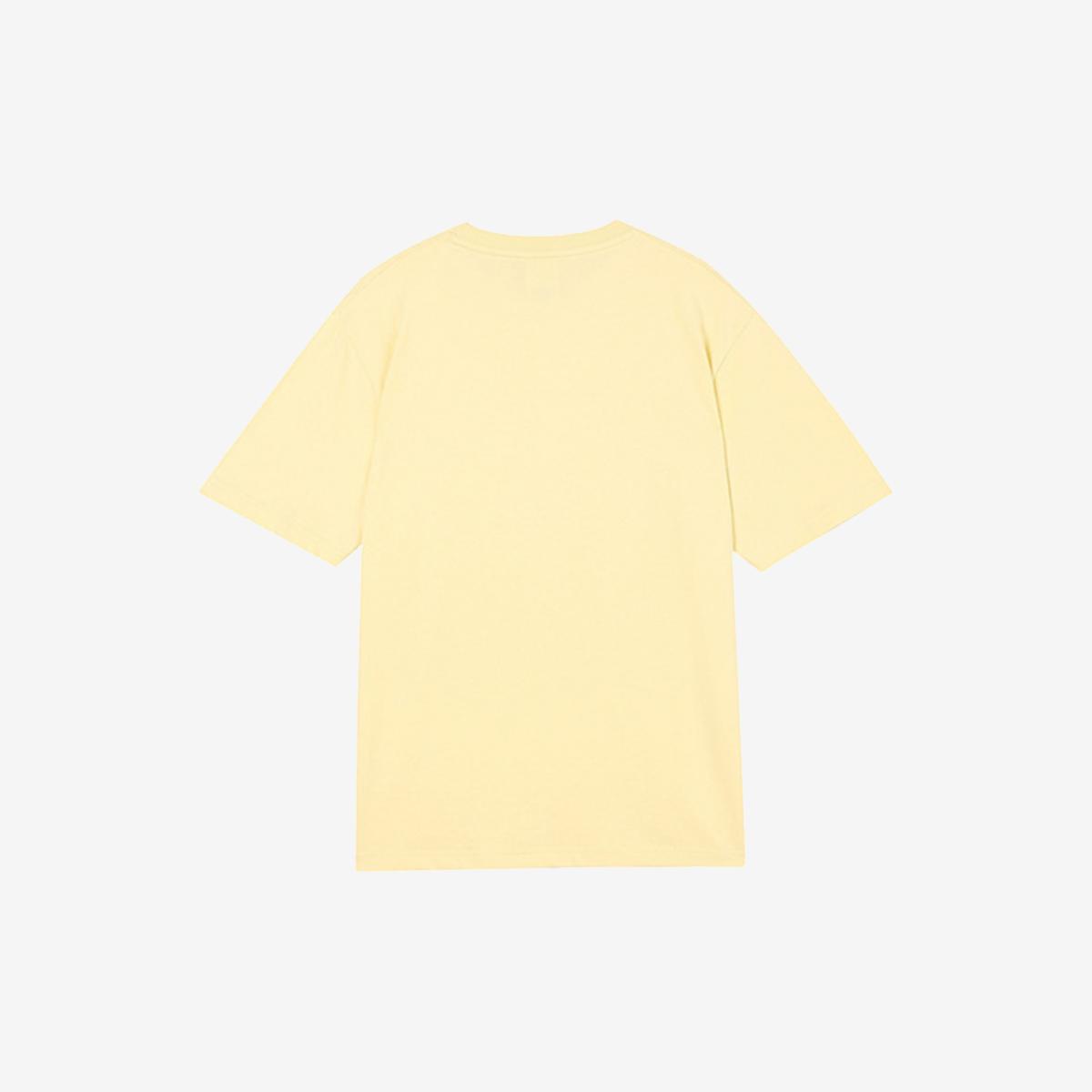 California LOGO短袖T恤（淡黃色）