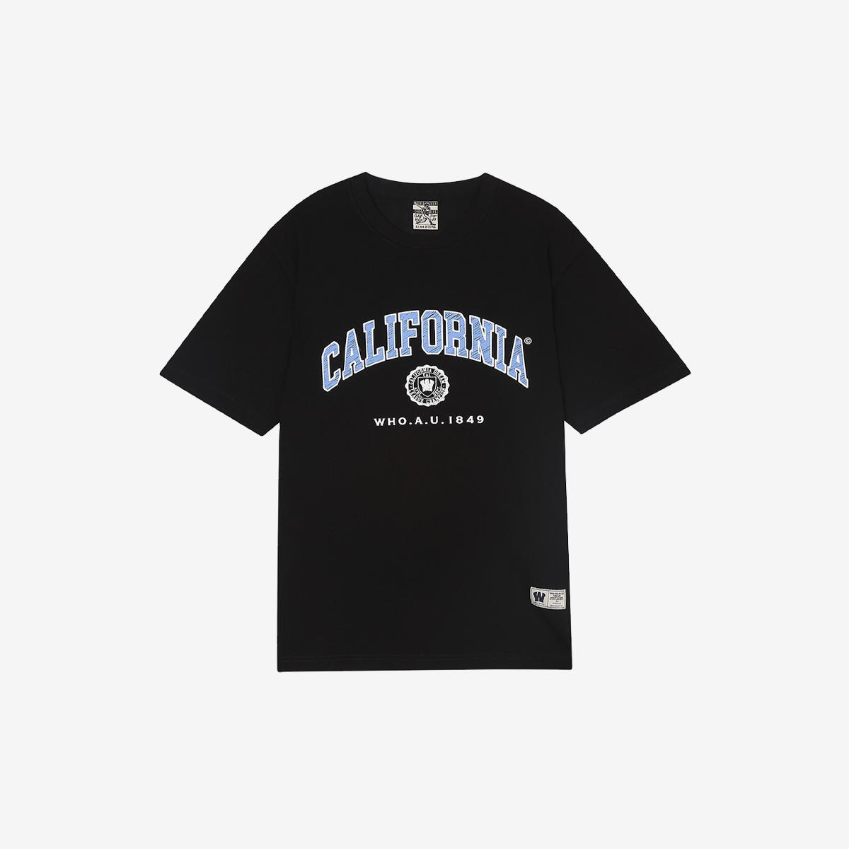 California LOGO短袖T恤（黑色）